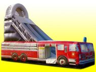 21ft Tall Fire Truck Slide